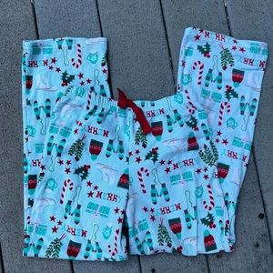 Fuzzy pajama pants